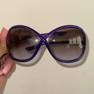 Purple Tom Ford Vintage Sun Glasses